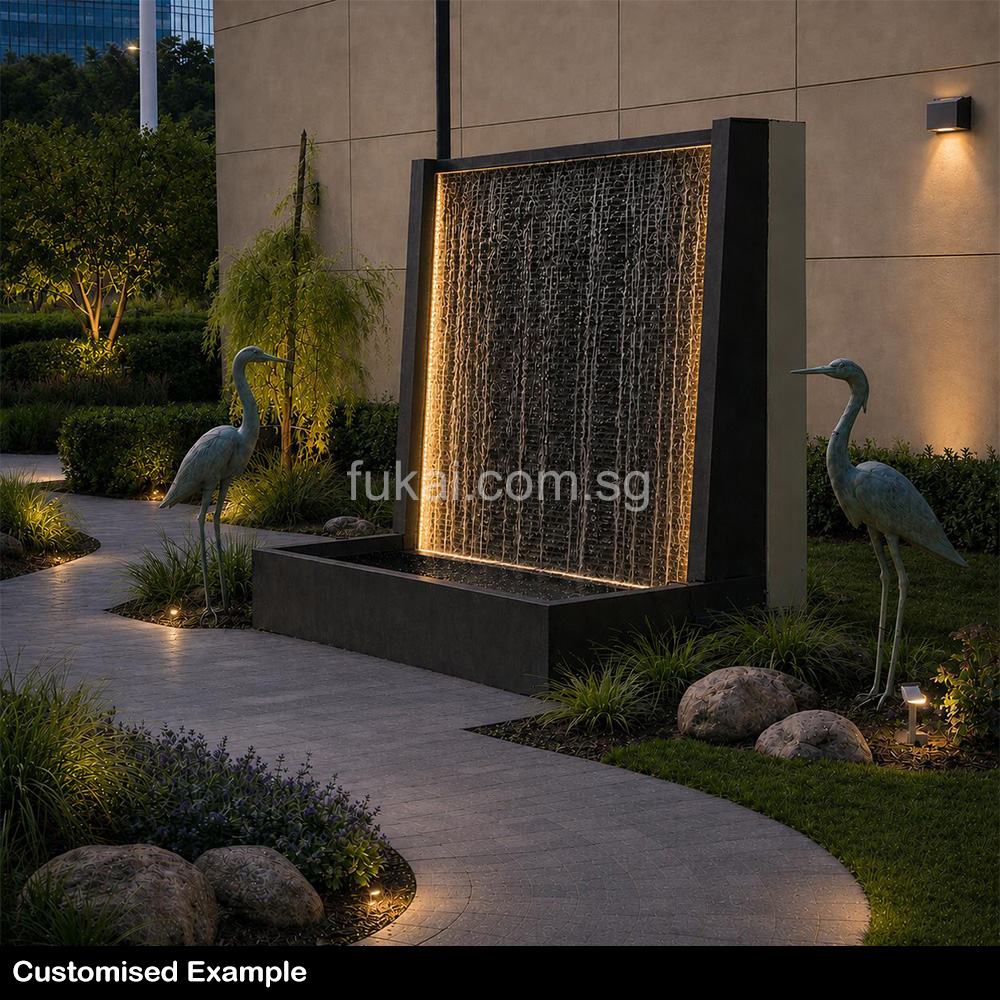 Cascading Water Feature Wall
